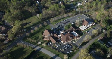 Aerial photos of Clemmons Presbyterian Church